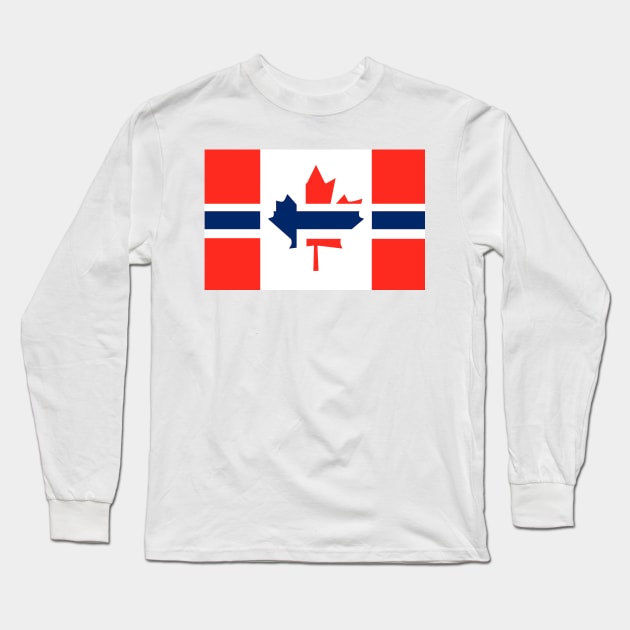 The Norwadian Flag Long Sleeve T-Shirt by elbanditohiphop